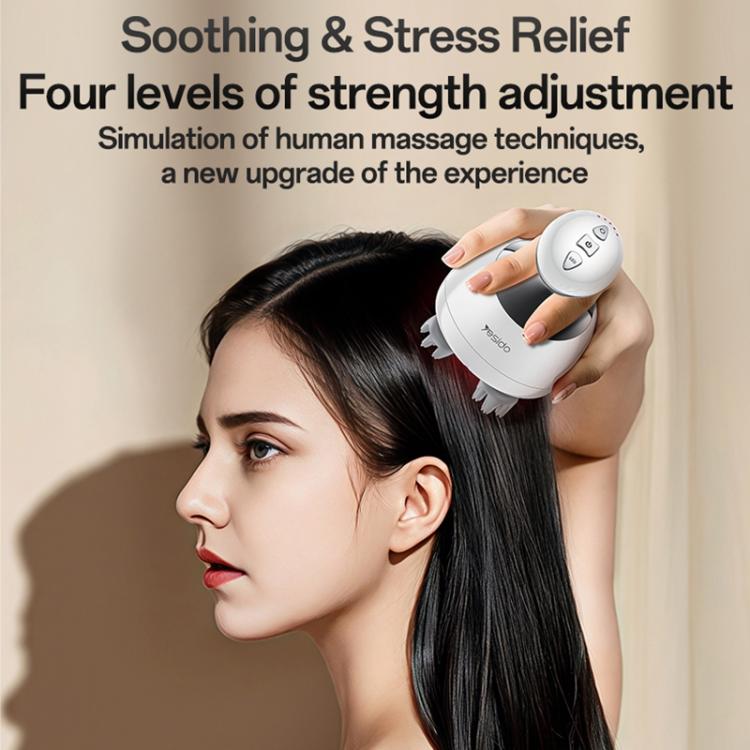 Yesido MG12 IPX7 Waterproof Intelligent Head Massager Care Instrument, MG12