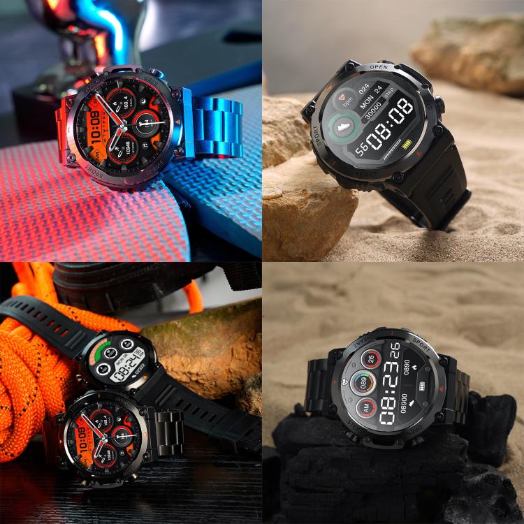 AK61 BT Call Smart Watch, Support Blood Pressure / Heart Rate / Sports Health Monitoring Fitness Tracker