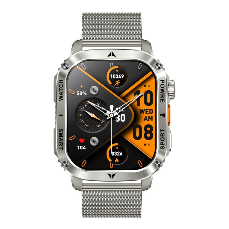 AK80 BT Call Smart Watch, Support Blood Oxygen / Blood Pressure / Heart Rate / Sports Health Monitoring Fitness Tracker