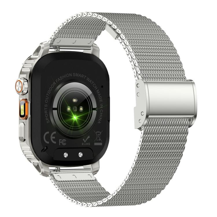 AK80 BT Call Smart Watch, Support Blood Oxygen / Blood Pressure / Heart Rate / Sports Health Monitoring Fitness Tracker