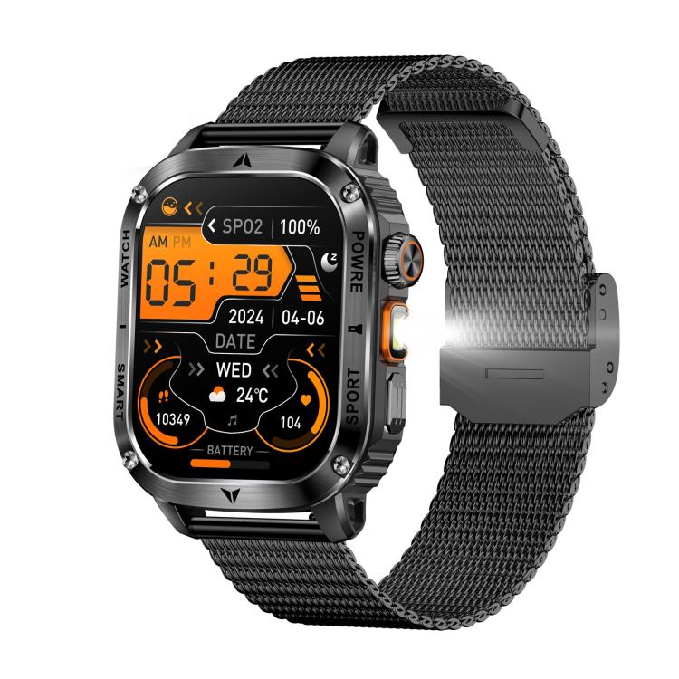 AK80 BT Call Smart Watch, Support Blood Oxygen / Blood Pressure / Heart Rate / Sports Health Monitoring Fitness Tracker