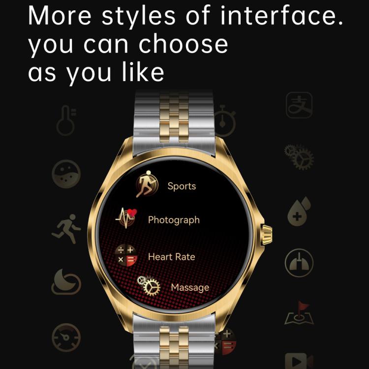 H78 1.43 inch AMOLED Screen Health & Fitness Smart Watch IP67 Waterproof Support BT Call