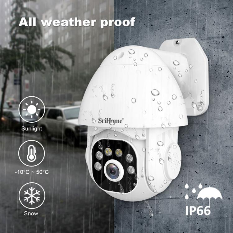 SriHome NVS005-PoE039 5MP 4CH HD PoE NVR Security Camera System Kit, NVS005-PoE039