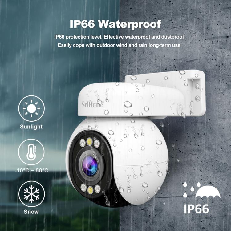 SriHome NVS005-PoE051 4MP 4CH HD PoE NVR Security Camera System Kit, NVS005-PoE051