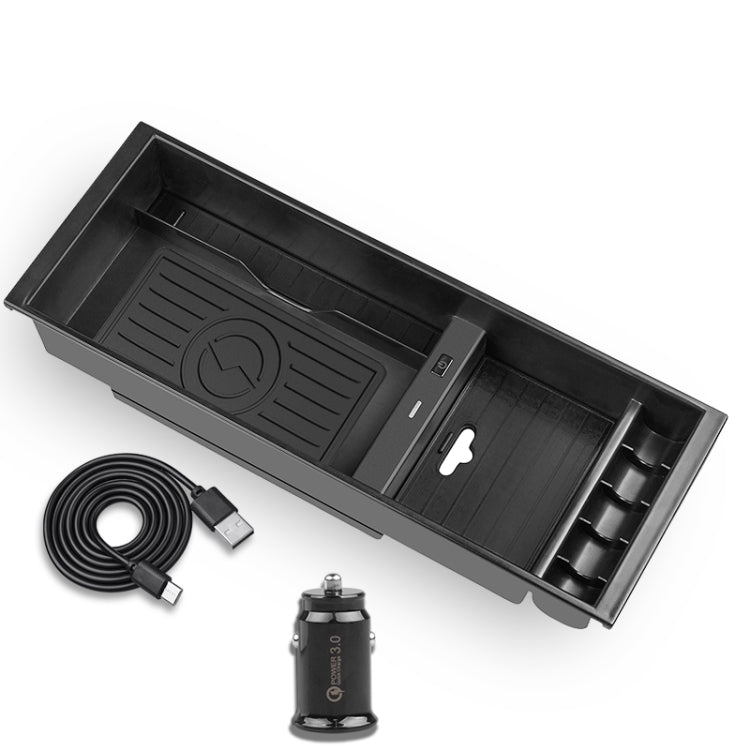 Car Qi Standard Wireless Charger 10W Quick Charging for Ford F-150 2015-2020, Left Driving, For Ford F-150 2015-2020