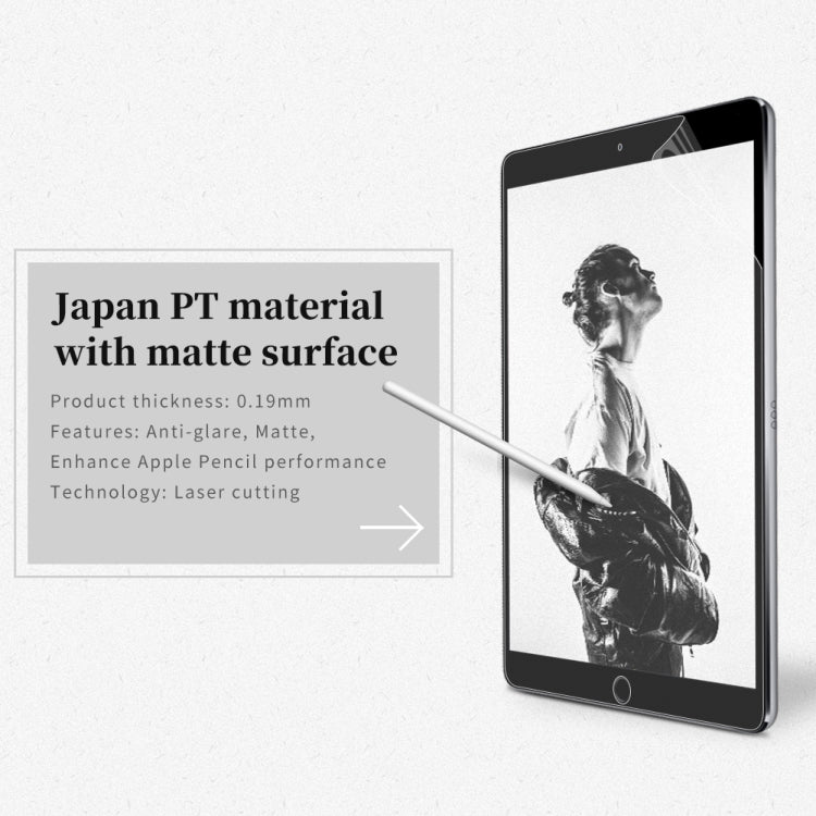 0.19mm AG Paper-like Screen Protector, For iPad 9.7 2018 & 2017, For iPad Air (2019) & Pro 10.5 inch