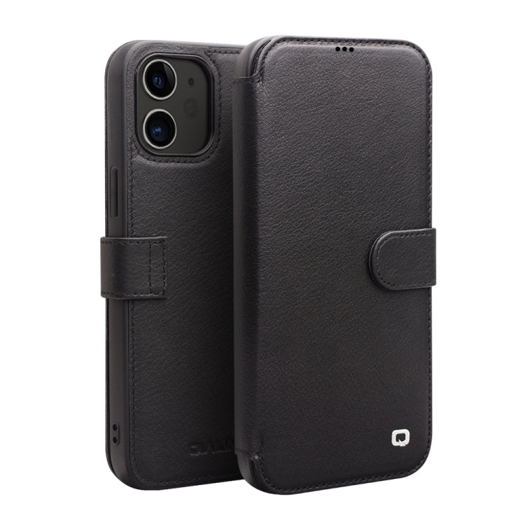 QIALINO Business Magnetic Horizontal Flip Leather Case with Card Slots & Wallet, For iPhone 12 mini, For iPhone 12 / 12 Pro, For iPhone 12 Pro Max