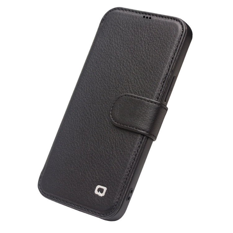 QIALINO Business Magnetic Horizontal Flip Leather Case with Card Slots & Wallet, For iPhone 12 mini, For iPhone 12 / 12 Pro, For iPhone 12 Pro Max