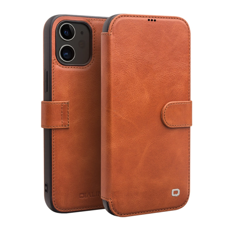 QIALINO Business Magnetic Horizontal Flip Leather Case with Card Slots & Wallet, For iPhone 12 mini, For iPhone 12 / 12 Pro, For iPhone 12 Pro Max
