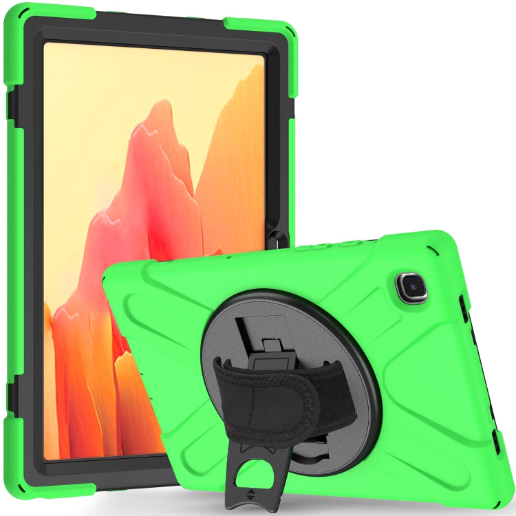 360 Degree Rotation PC + Silicone Protective Case with Holder & Hand-strap, For Samsung Galaxy Tab A7 (2020) T500/T505, For iPad Air 2022 / 2020 10.9