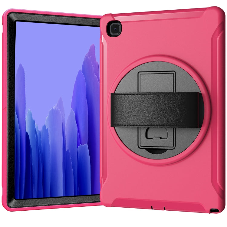 360 Degree Rotation PC + TPU Protective Case with Holder & Hand-strap & Pen Slot, For Samsung Galaxy Tab A7 (2020) T500/T505, For iPad Air 2022 / 2020 10.9, For iPad Air 2022 / 2020