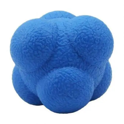 Hexagonal Reaction Ball Speed Agility Training Silicone Ball Coordination Reflex Sports Fitness Training Ball for Child Adult
