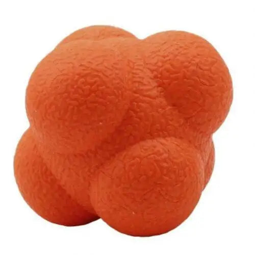 Hexagonal Reaction Ball Speed Agility Training Silicone Ball Coordination Reflex Sports Fitness Training Ball for Child Adult