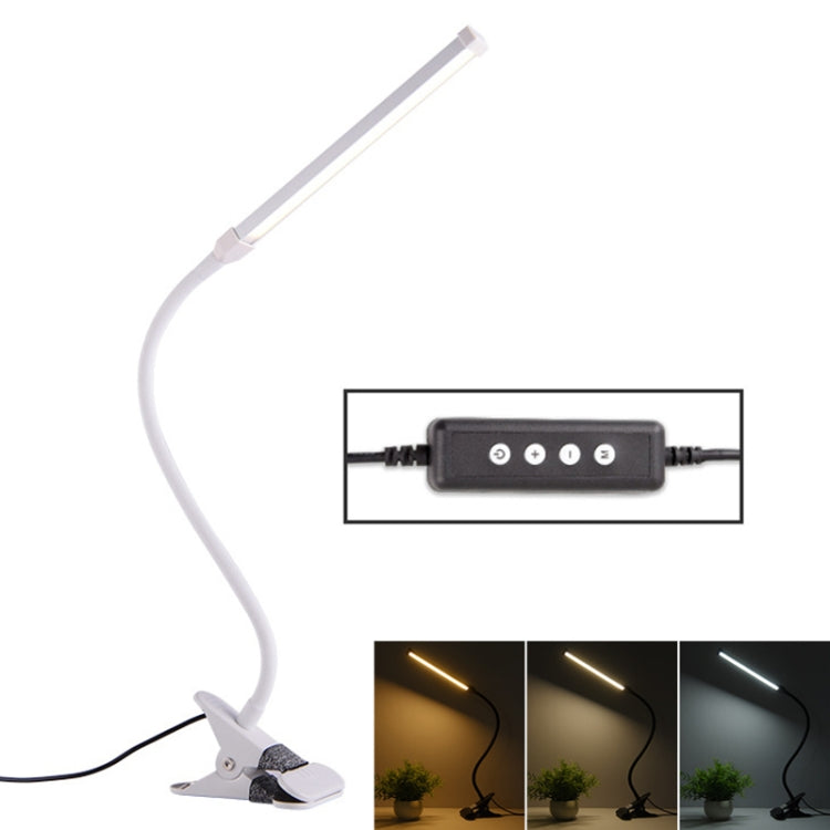 LED Desk Lamp 8W Folding Adjustable USB Charging Eye Protection Table Lamp, USB Charge Version, USB Charge Version(Black), USB Charge Version(White)