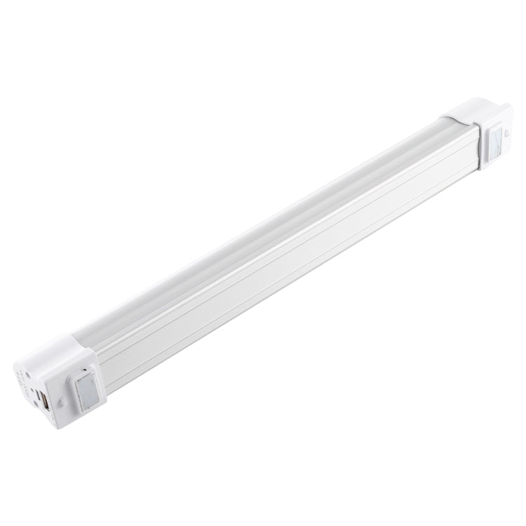 Q34 34cm White + Red USB LED Strip Light Portable 5V 650mA 5500-6500K with Switch, 34cm