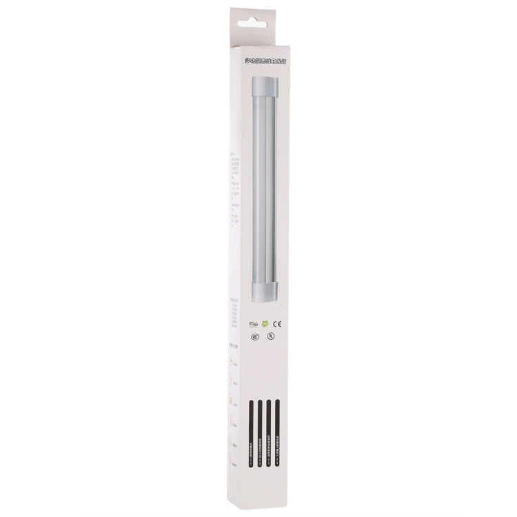 Q34 34cm White + Red USB LED Strip Light Portable 5V 650mA 5500-6500K with Switch, 34cm
