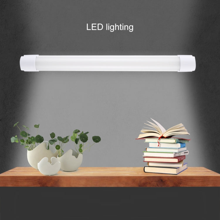Q34 34cm White + Red USB LED Strip Light Portable 5V 650mA 5500-6500K with Switch, 34cm