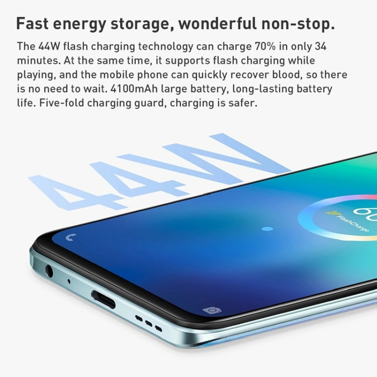 Dual Back Cameras, Side Fingerprint Identification, 4100mAh Battery, 6.58 inch Android 11.0 OriginOS 1.0 Dimensity 810 Octa Core up to 2.4GHz, OTG, Network: 5G, 8GB+256GB