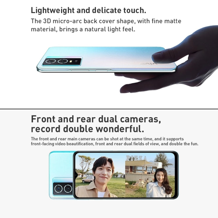 Dual Back Cameras, Side Fingerprint Identification, 4100mAh Battery, 6.58 inch Android 11.0 OriginOS 1.0 Dimensity 810 Octa Core up to 2.4GHz, OTG, Network: 5G, 8GB+256GB