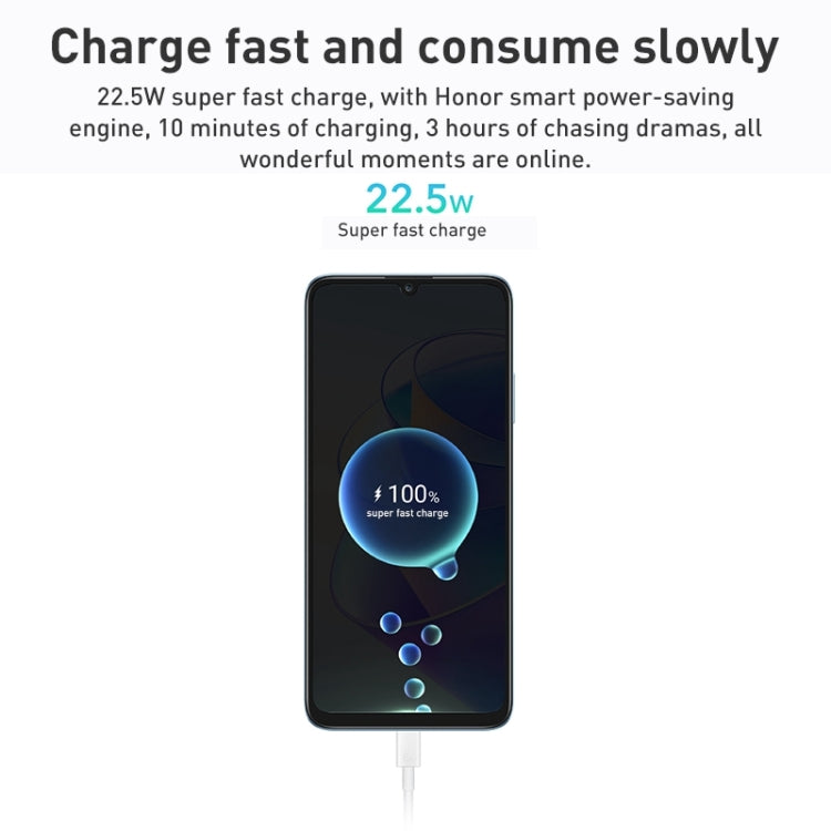 Dual Back Cameras, Side Fingerprint Identification, 6000mAh Battery, 6.74 inch Magic UI 6.1 (Android 12) MediaTek Dimensity 700 Octa Core up to 2.2GHz, Network: 5G, Not Support Google Play, 6GB+128GB