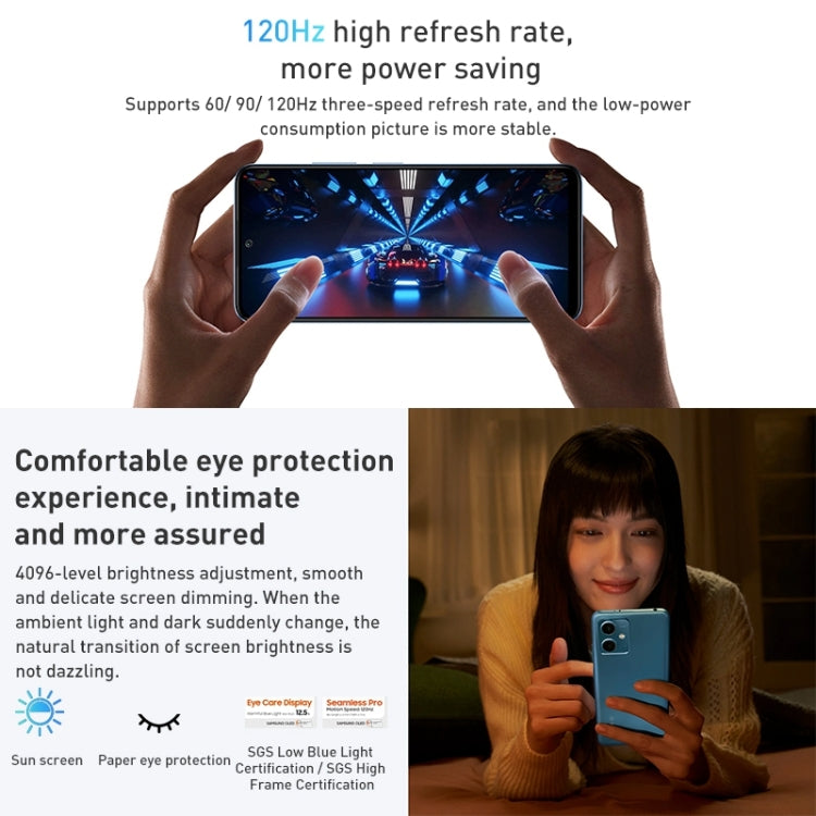 Dual Back Cameras, 5000mAh Battery, Side Fingerprint Identification, 6.67 inch MIUI 13 Qualcomm Snapdragon 4 Gen1 Octa Core up to 2.0GHz, Network: 5G, Dual SIM, IR, Not Support Google Play, Note 12 5G,8GB+128GB, Note 12 5G, 8GB+128GB