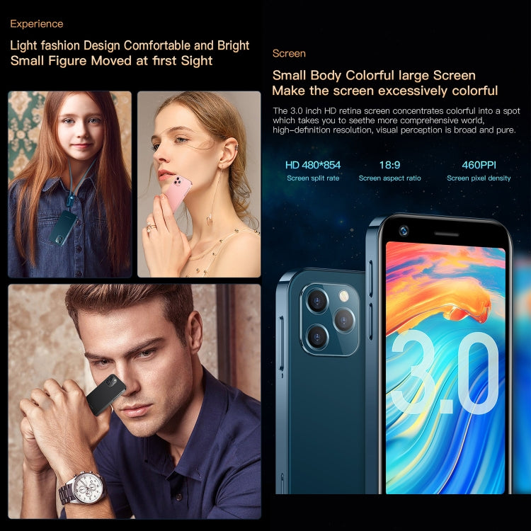 SOYES XS12 Pro, 4GB+32GB, 3.0 inch Android 10.0 MTK6750 Octa Core, Bluetooth, WiFi, FM, OTG, Network: 4G, Dual SIM, Support Google Play, 4GB+32GB