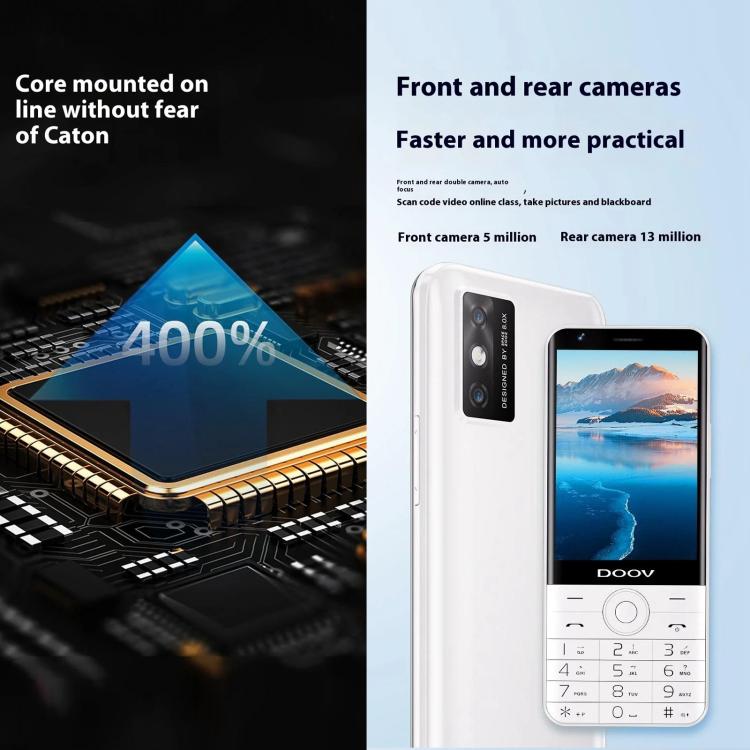 DOOV R17 Pro / Z17 Keypad Phone, 4GB+64GB, 3.5 inch Android 12 Mediatek MT6761 Quad Core, Network: 4G, Support Google Store
