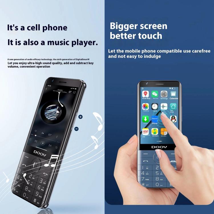 DOOV R17 Pro / Z17 Keypad Phone, 4GB+64GB, 3.5 inch Android 12 Mediatek MT6761 Quad Core, Network: 4G, Support Google Store