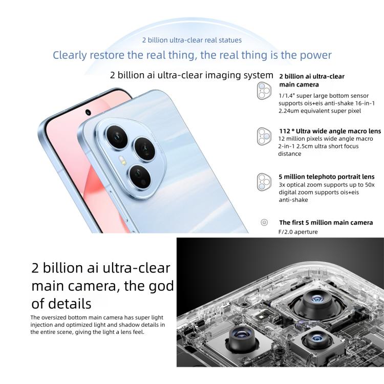 Honor 400 Pro, 16GB+1TB, Screen Fingerprint, 6.55 inch MagicOS 9.0 / Android 15 Snapdragon 8 Gen 3 Octa Core, Network: 5G, NFC, OTG, Honor 400 Pro, 16GB+1TB