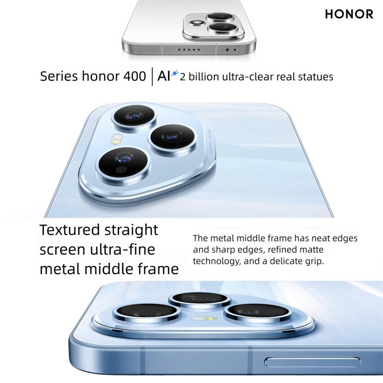 Honor 400 Pro, 16GB+512GB, Screen Fingerprint, 6.55 inch MagicOS 9.0 / Android 15 Snapdragon 8 Gen 3 Octa Core, Network: 5G, NFC, OTG, Honor 400 Pro, 16GB+512GB