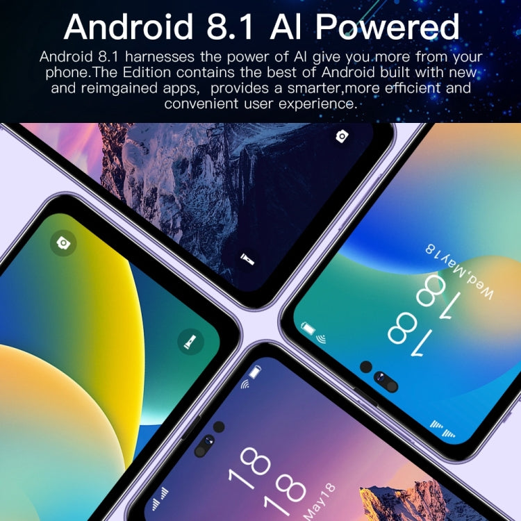 Face Identification, Android 8.1 MTK6580P Quad Core, Network: 3G, 2GB+16GB, H208 2GB+16GB