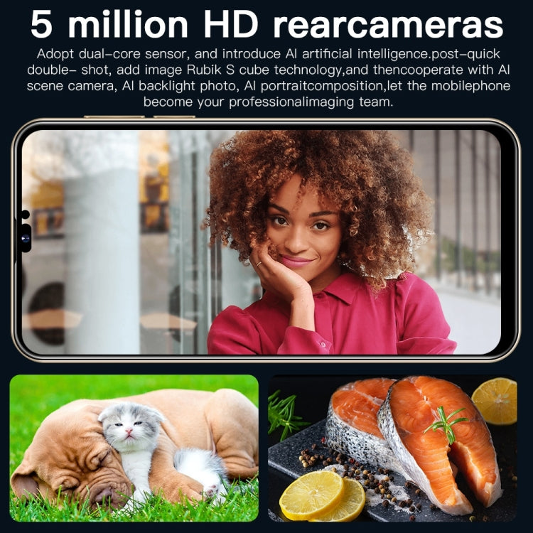 Face Identification, Android 10 MTK6737 Quad Core, Network: 4G, i14 Pro Max N86 2GB+16GB