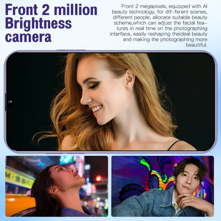 Face Identification, Android 8.1 MTK6737 Octa Core, Network: 4G, S23 Ultra E6 2GB+16GB