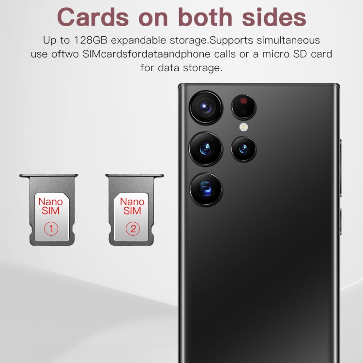 Face Identification, Android 8.1 MTK6753 Octa Core, Network: 4G, S22Ultra 5G D12332, 2GB+16GB