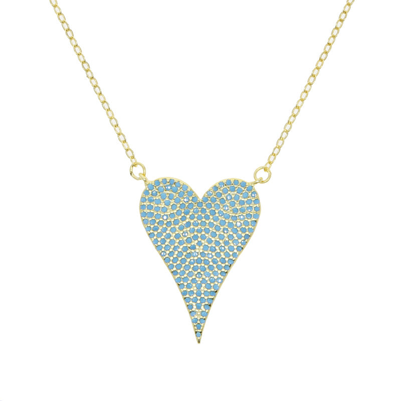 Women's Fashion Personality Heart Temperamental Necklace