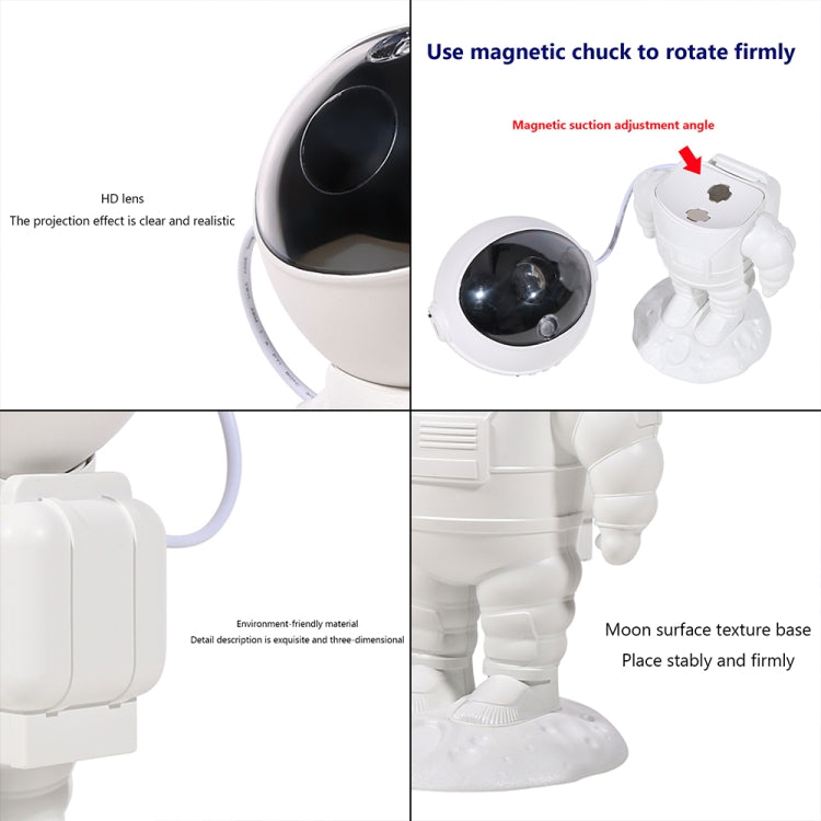 5W Astronaut Starry Sky Projection Lamp USB Night Light, 3
