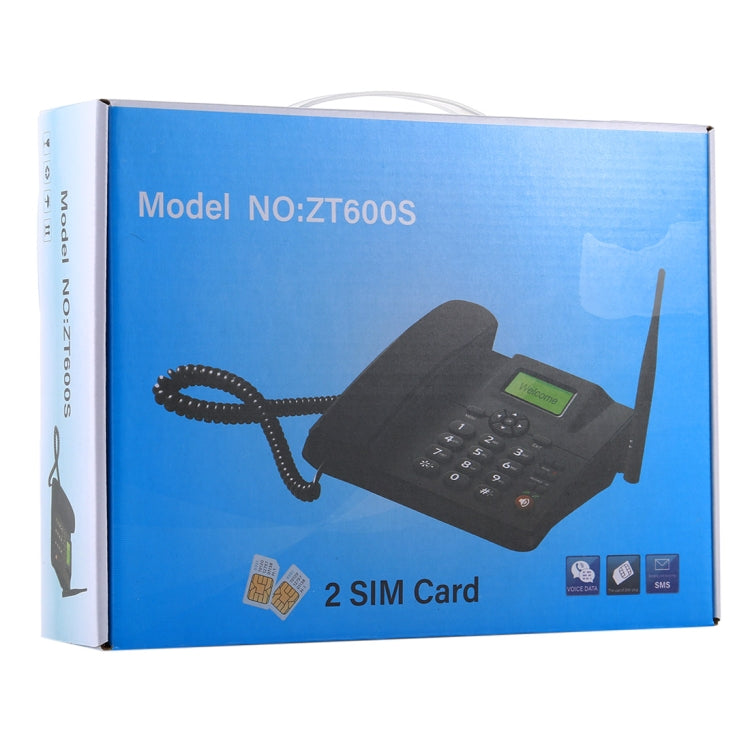 ZT600S 2.4 inch TFT Screen Fixed Wireless GSM Business Phone, Quad band: GSM 850/900/1800/1900Mhz, ZT600S