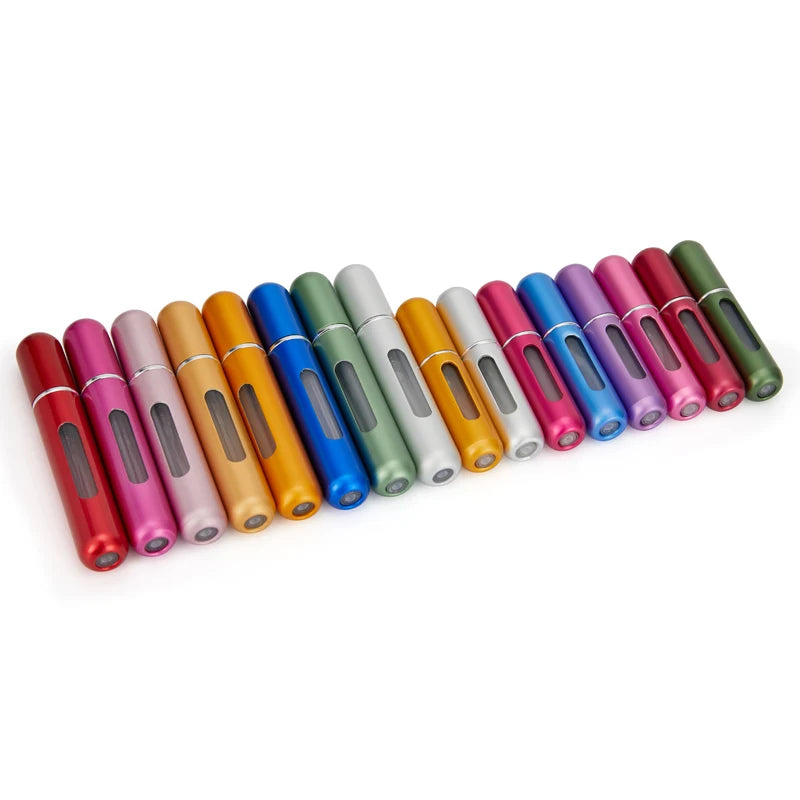 Perfume Bottle Set 8Ml 5Ml Refillable Bottle with Spray Pump Empty Cosmetic Containers Travel Atomizer Bottle Free Shipping
