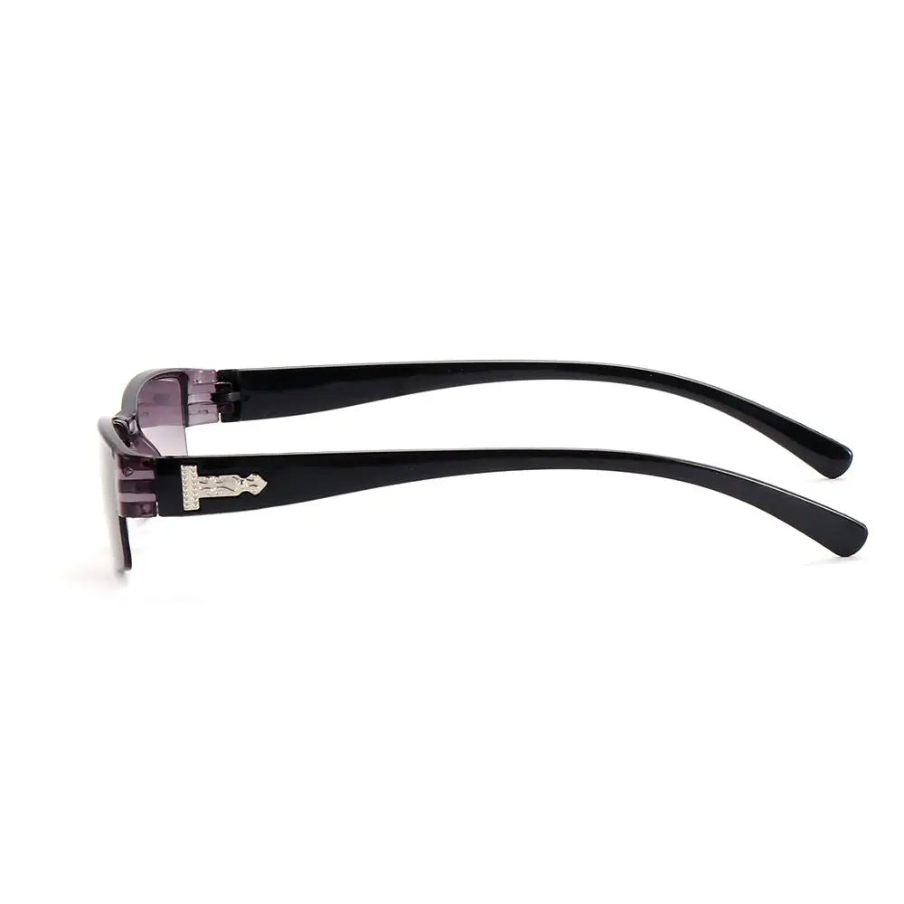Korean Fashion Reading Glasses Men Women Clear Lens Half Frame Presbyopic Eyewear 1.0 1.5 2.0 2.5 3.0 3.5 4.0 for Reader