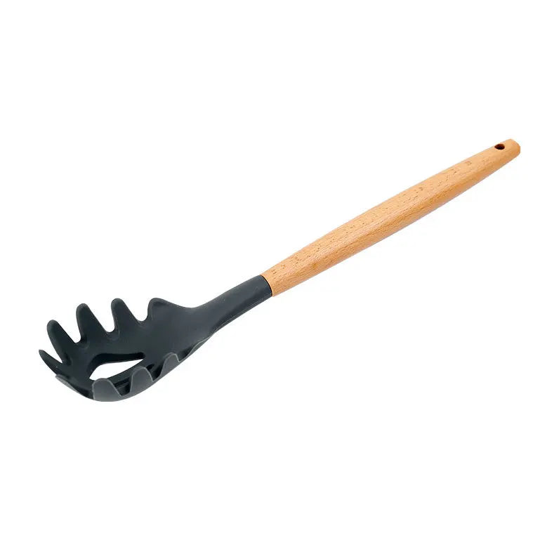 34-piece set of silicone shovel high-temperature-resistant household stir-frying shovel pot shovel kitchenware set soup spoon