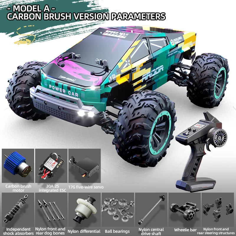 Dazzling Rc Cars Full-Scale Drift Racing Cross-Country High-Speed Remote Control Car Boy Electric Remote Control Toy Car Gift