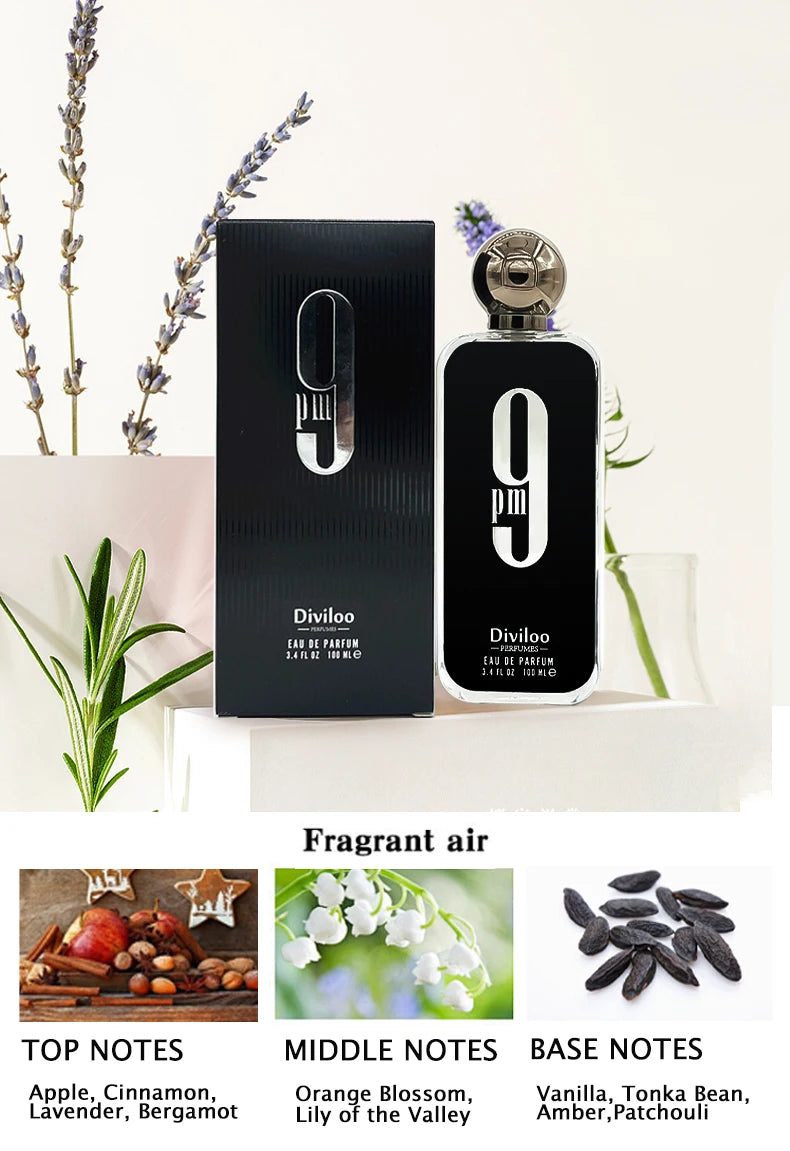 3.4 Fl.oz 100ML Original Arabes Perfume High Quality Men Cologne Women Body Spray Excellent Lasting Floral Fragrances Charm Gift
