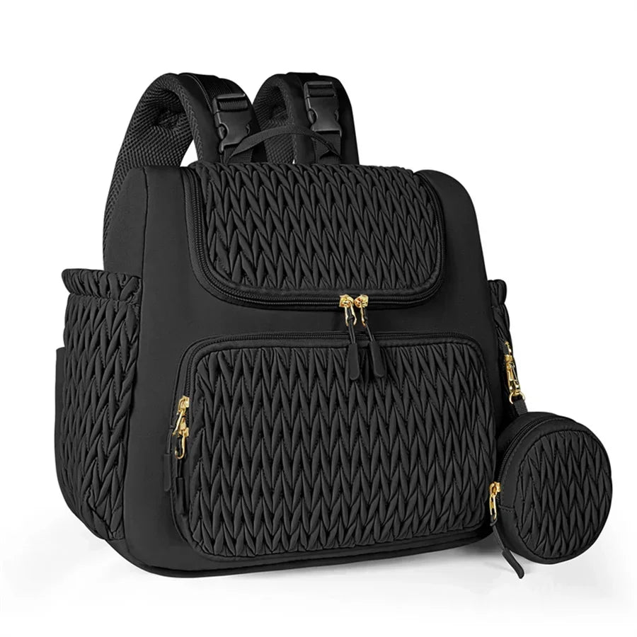Large Capacity Organizer Mommy Bag For Baby Diapers Outdoor Stroller Hanging Bags Maternity Women Fashion Backpack Lightweight