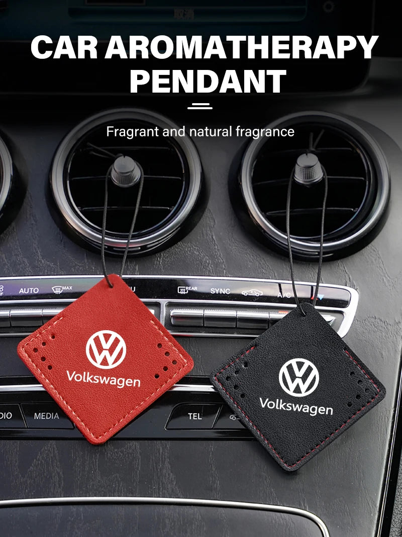 Car Fragrance Pendant Air Freshener Aromatherapy Perfume Tablet For Volkswagen VW Scirocco Jetta Beetle Golf 4 5 6 Passat Polo
