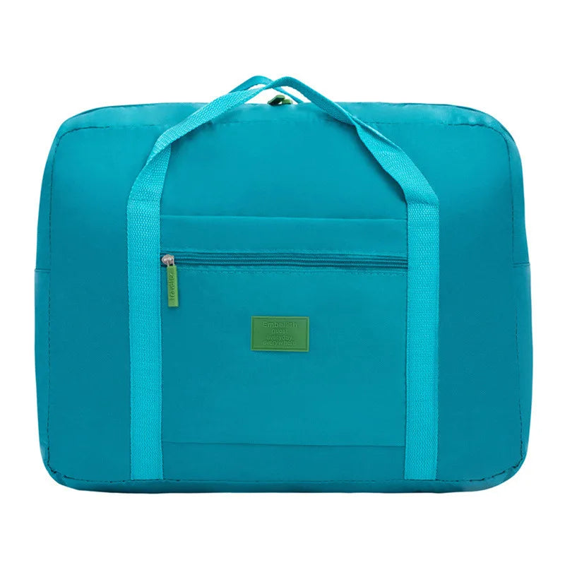 Fashion Folding Travel Bag Women Travel Weekend Overnight Bags Large Capacity Hand Luggage Tote Duffel Accessor Supplies