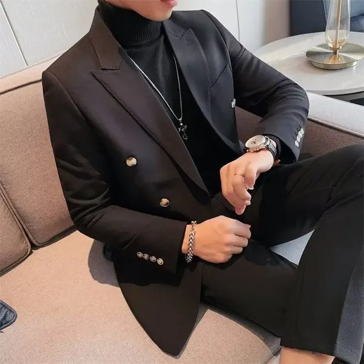Spring Autumn Men's Jackets Solid Color Trend 2024 Male Coats Original Brands Y2k Luxury Designer Joker Clothing Fashion Cold