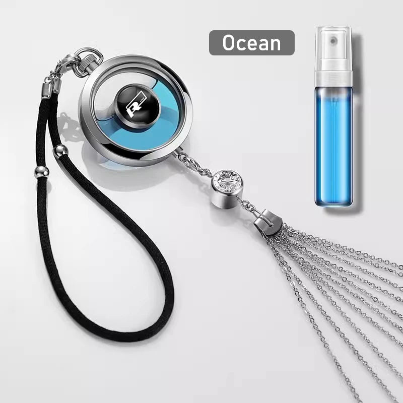 Car Accessories Perfume Pendant Air Freshener Hanging Diffuser For VW RLine Polo Beetle Jetta Tiguan GTI Golf Passat Scirocco T5
