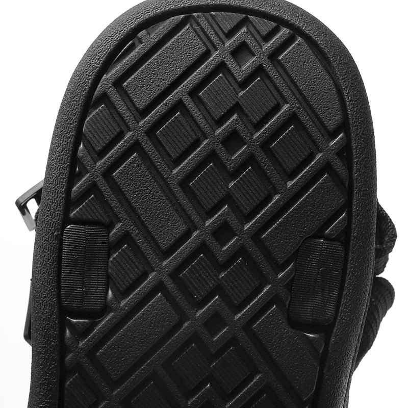 New Outdoor Wadable Sandals Man Arch Support Yoga Mat Insole Gladiator Open Toe Outdoor Beach Slippers Antiskid Durable Flat Men