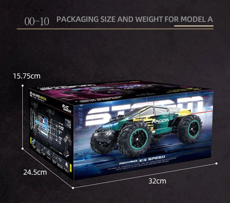 Dazzling Rc Cars Full-Scale Drift Racing Cross-Country High-Speed Remote Control Car Boy Electric Remote Control Toy Car Gift