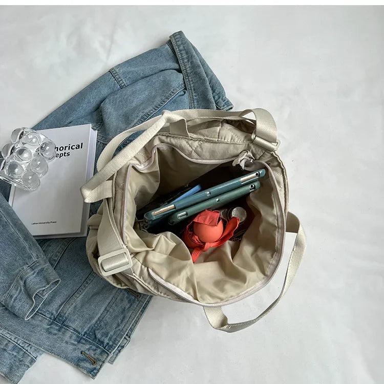 Large Capacity Mommy Bag for Women Totes Baby Diaper Nappy Bags Shoulder Cotton Ladies Maternity Shopping Bags